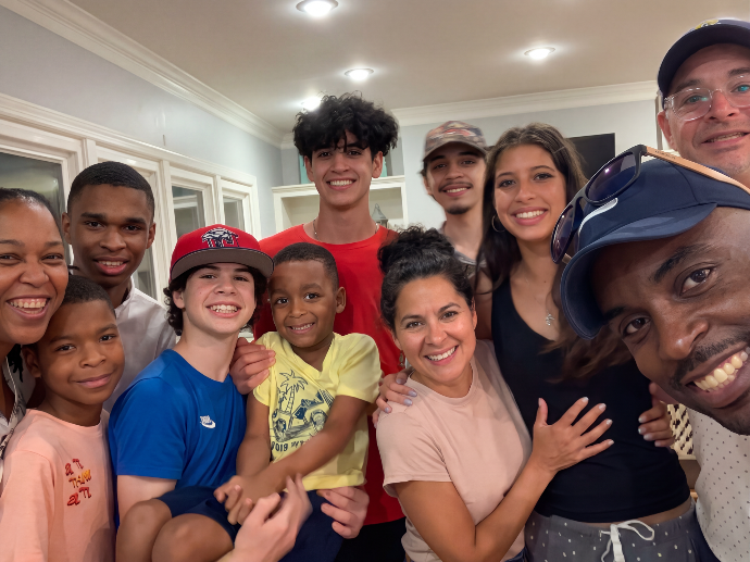 The Jones Family and The Slingerland Family 