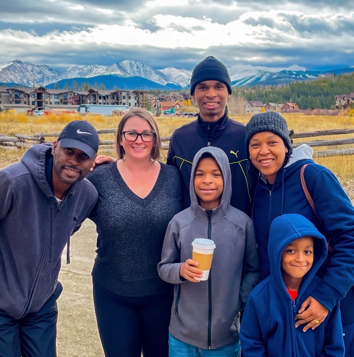 The Jones Family and Anastasia Button 